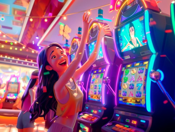 wak89 slot game library dashboard showing slots and live tables